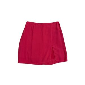Aritzia Sunday Best Tatiana Red Mini Skirt